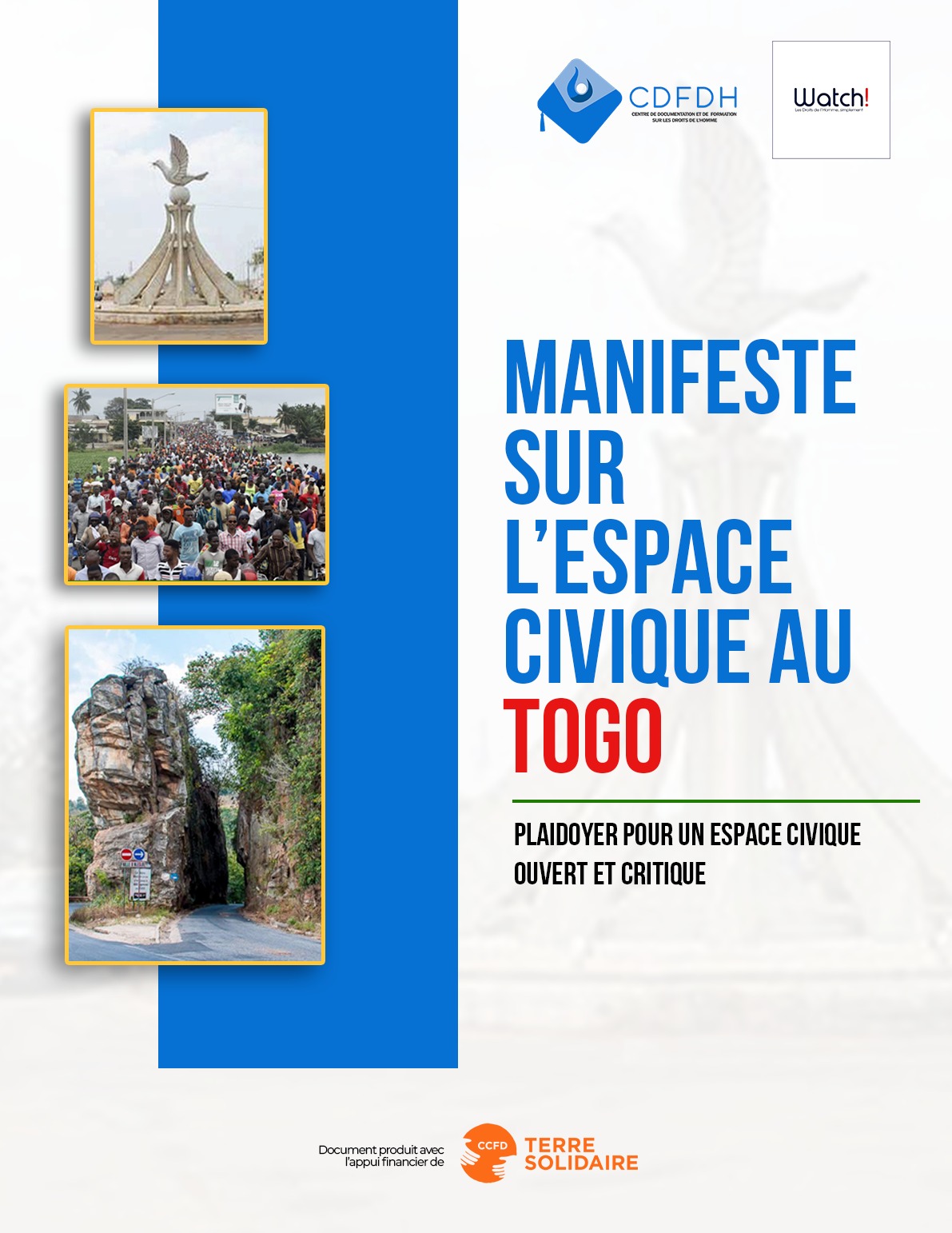 CDFDH : Les jeunes réclament un espace civique plus ouvert au Togo !
