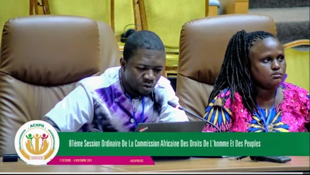 Déclaration du CDFDH à la 81ème session de la CADHP : Un appel à la protection de la liberté d’expression et d’opinion au Togo ainsi qu’à une ouverture à la critique